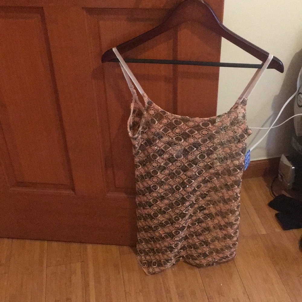 Free people sequin slip
